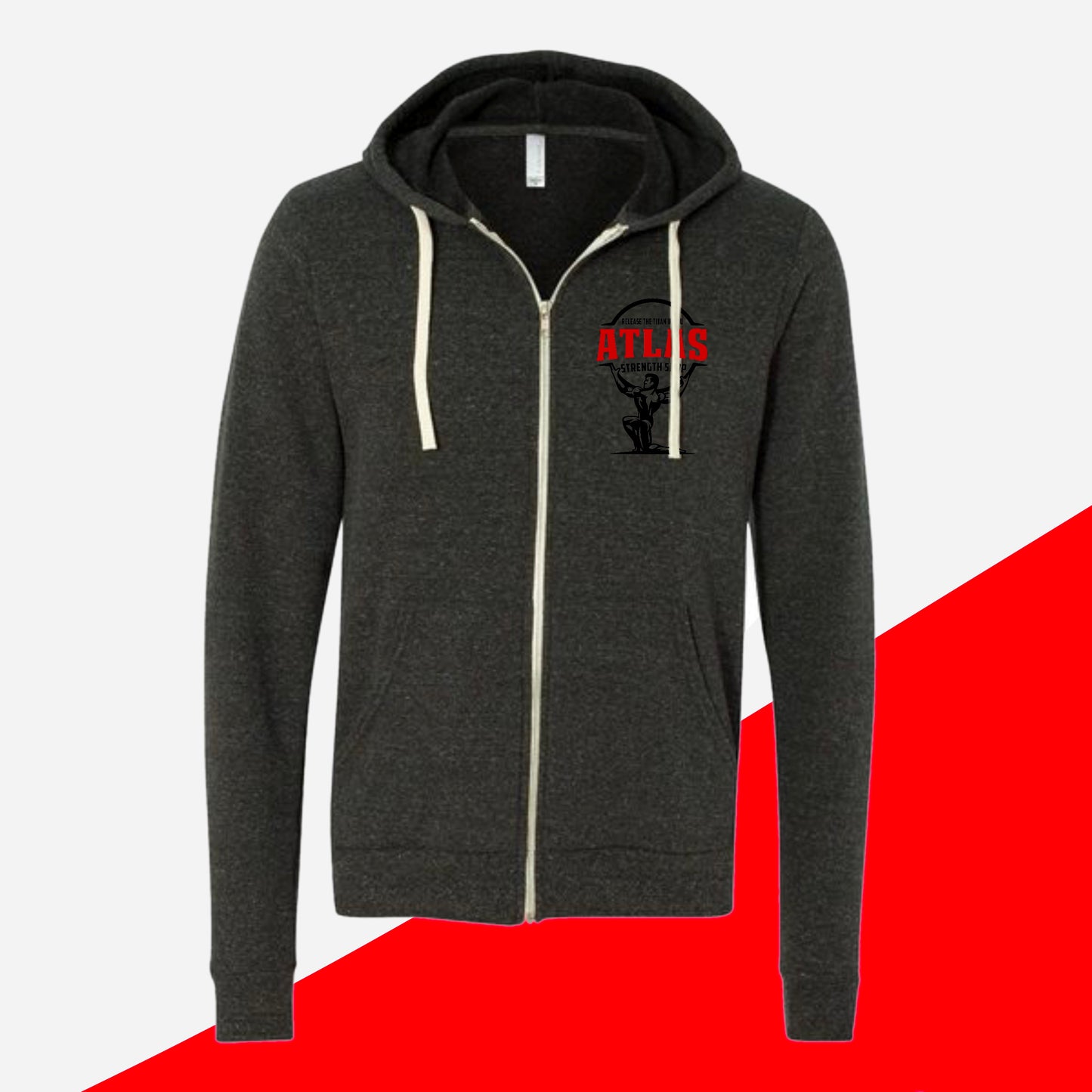 Atlas Logo Zipper Hoodie